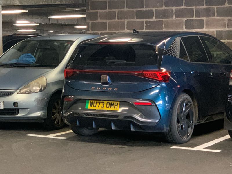 Cupra Born spotted in Rugby