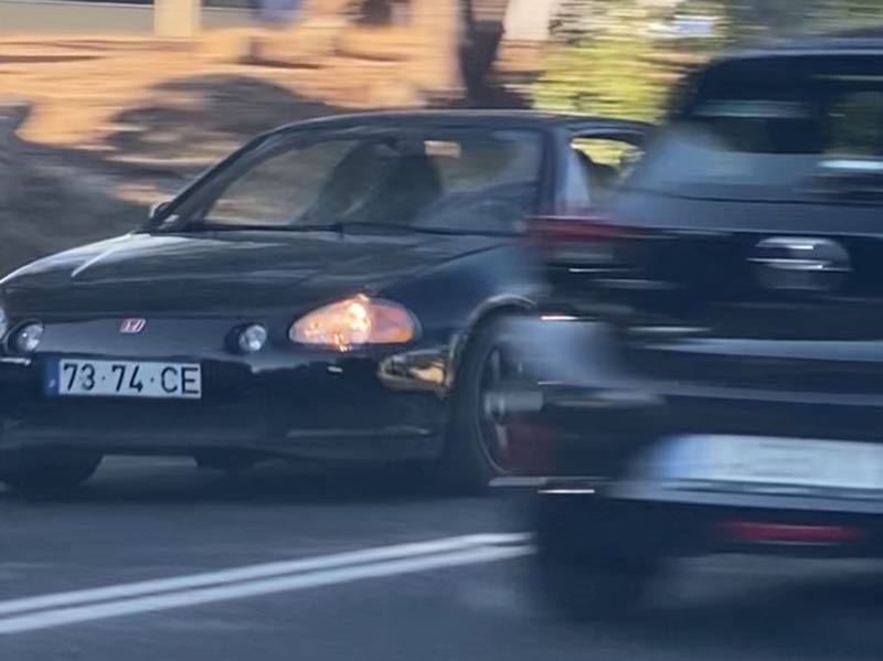 Honda Civic Del Sol spotted in Lisbon