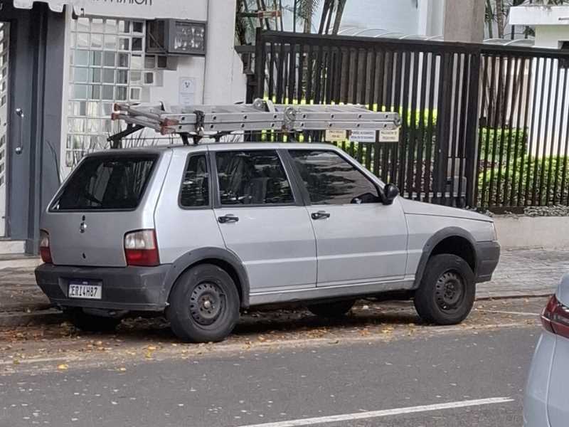 Fiat Uno spotted in São Paulo