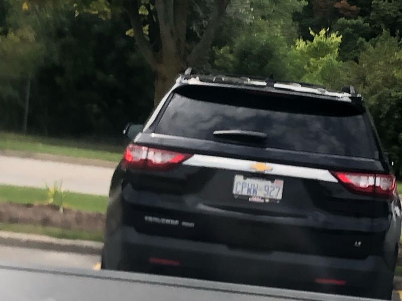 Chevrolet Traverse spotted in Guelph