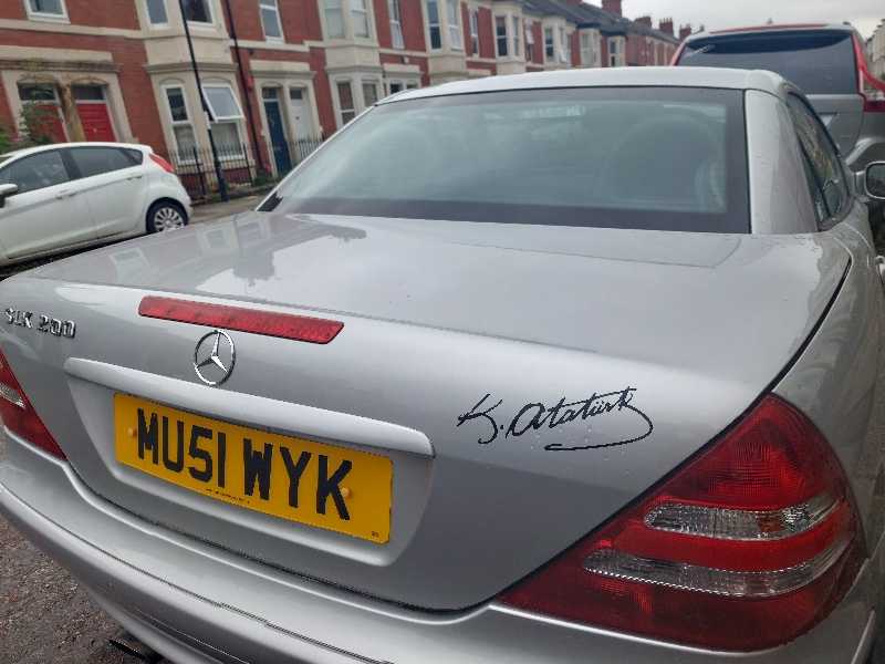 Mercedes-Benz SLK 200 spotted in Newcastle upon Tyne