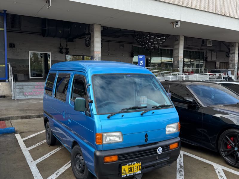 Suzuki Every spotted in Houston