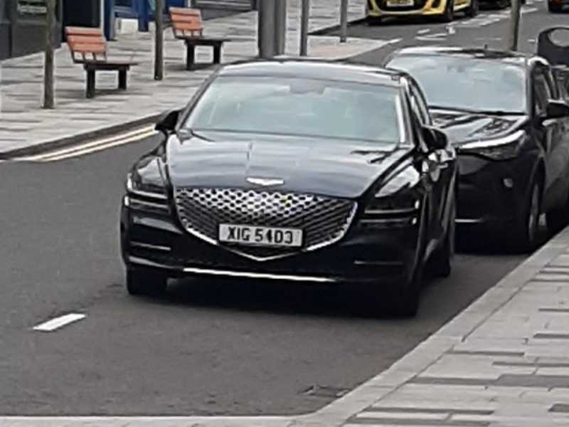 Genesis G80 (2022) spotted in Enniskillen, United Kingdom