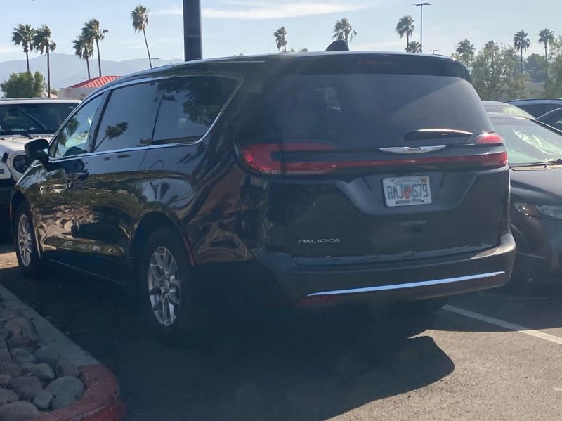Chrysler Pacifica spotted in Corona