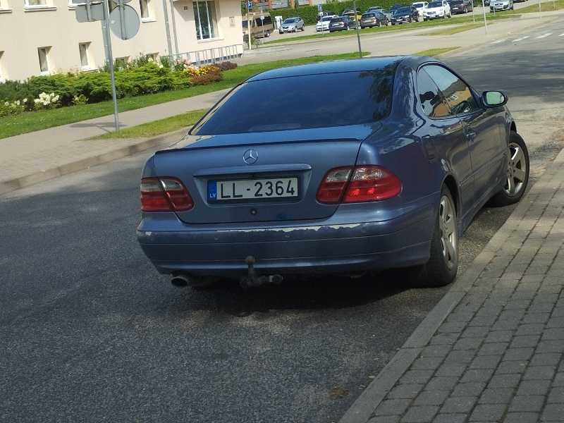Mercedes-Benz CLK spotted in Valmiera