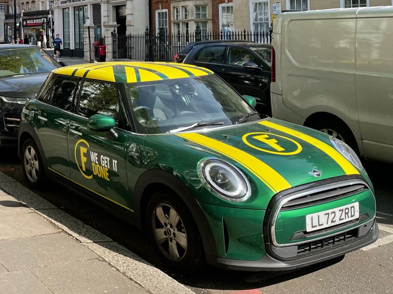 Mini Cooper spotted in Ashley