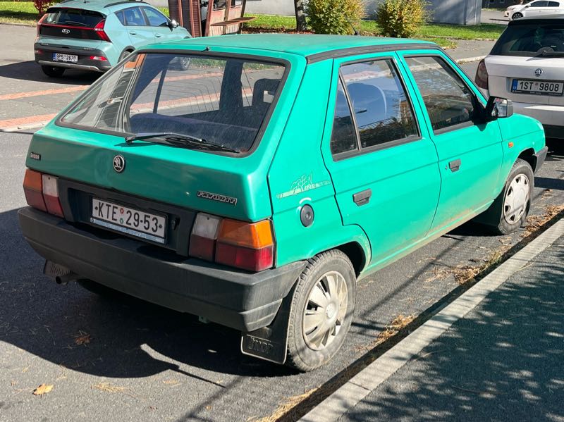 Škoda Favorit spotted in Klatovy