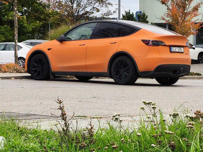 Tesla Model Y (2022) spotted in Brno, Czechia