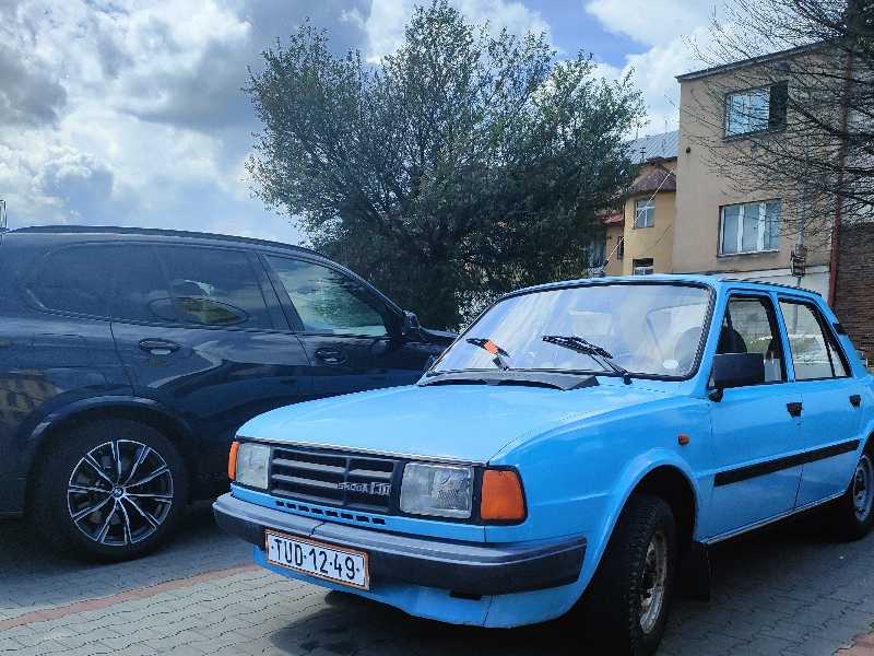 Škoda 105 spotted in Hradec Králové