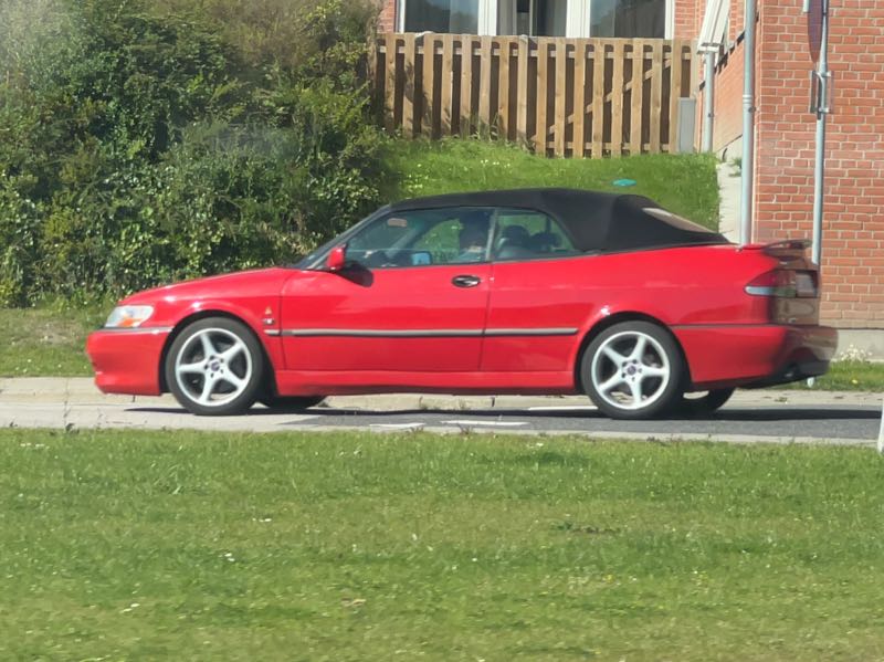 Saab 9-3 Convertible spotted in Aalborg