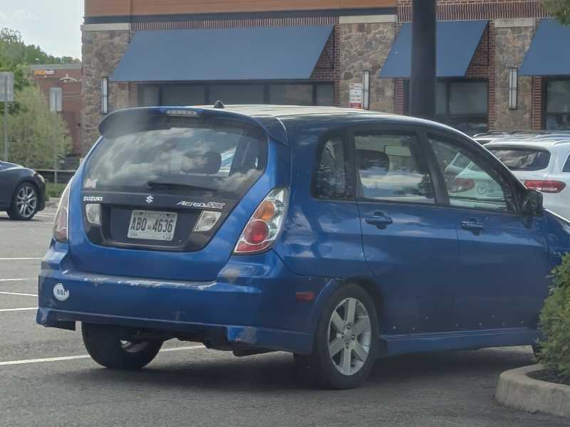 Suzuki Aerio (2005) spotted in Richmond, United States