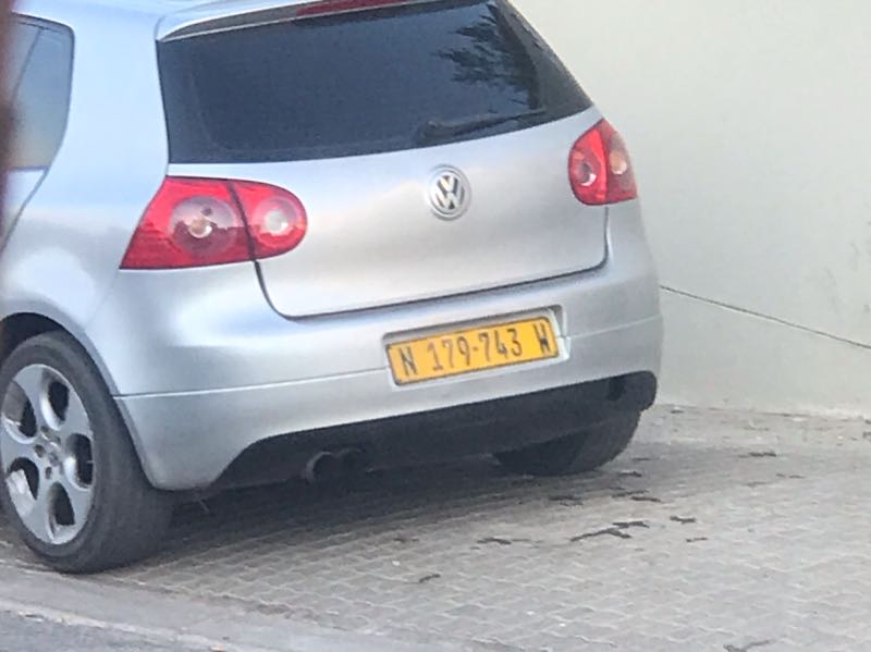 Volkswagen Golf spotted in Windhoek