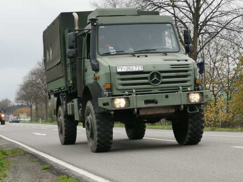 Mercedes-Benz Unimog spotted in Munster