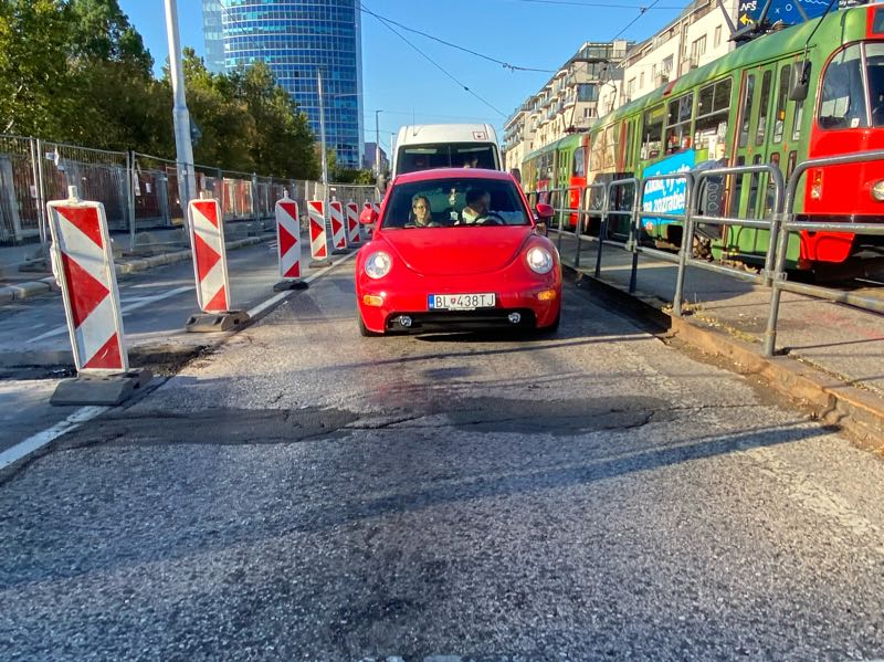 Volkswagen New Beetle spotted in Bratislava