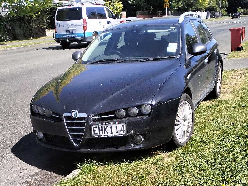Alfa Romeo 159 spotted in Palmerston North