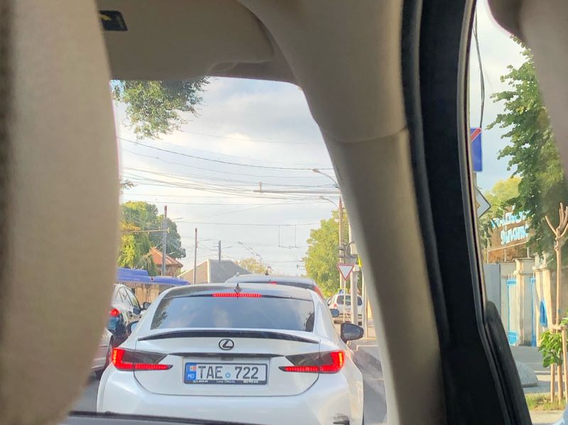 Lexus ES spotted in Bucovăţ