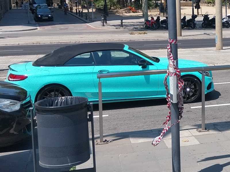 Mercedes-Benz C-Class Cabriolet spotted in Barcelona