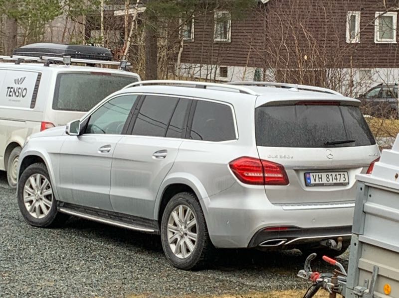 Mercedes-Benz GL-Class spotted in Løkken Verk