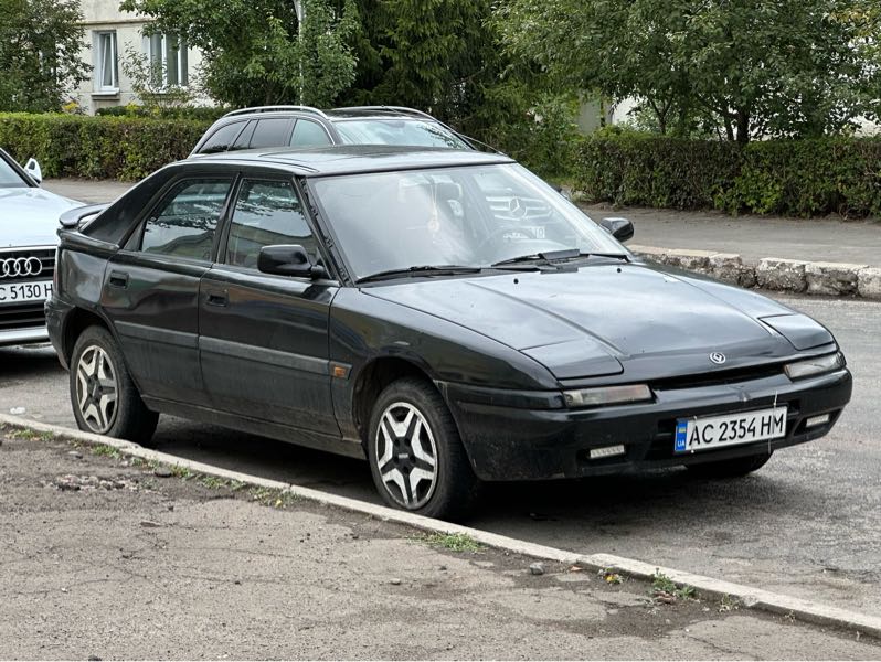 Mazda 323 spotted in Sheptytskyi