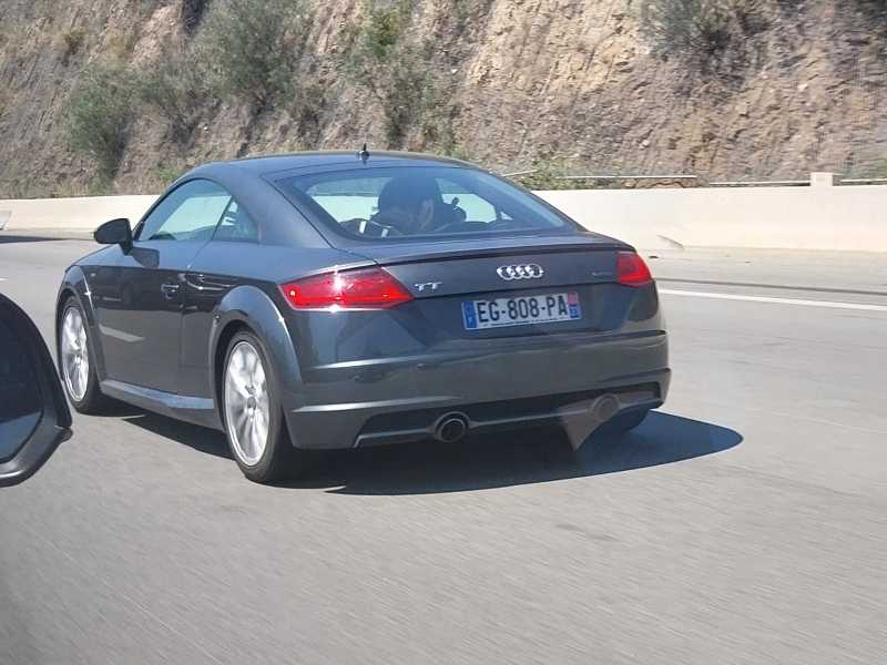 Audi TT (2015) spotted in Perpignan, France
