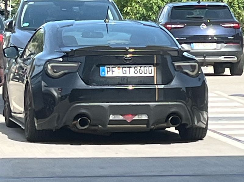 Toyota GT86 (2013) spotted in Pforzheim, Germany