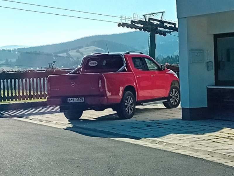 Mercedes-Benz X-Class spotted in Jeseník