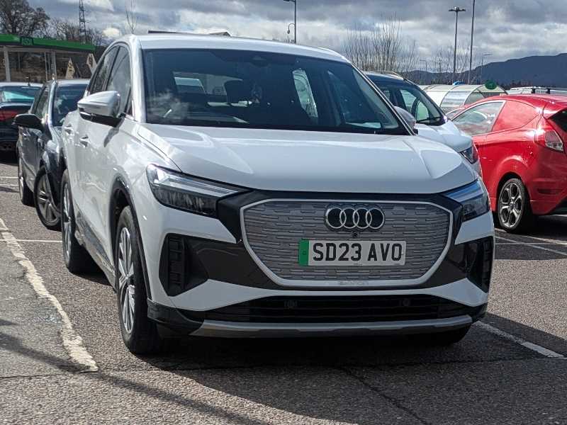 Audi Q4 e-tron (2023) spotted in Inverness, United Kingdom