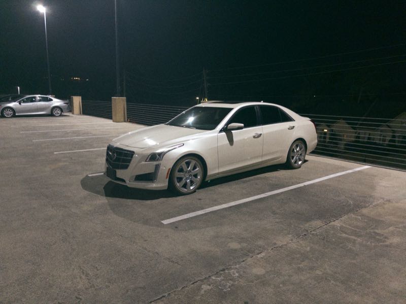 Cadillac CTS spotted in Birmingham