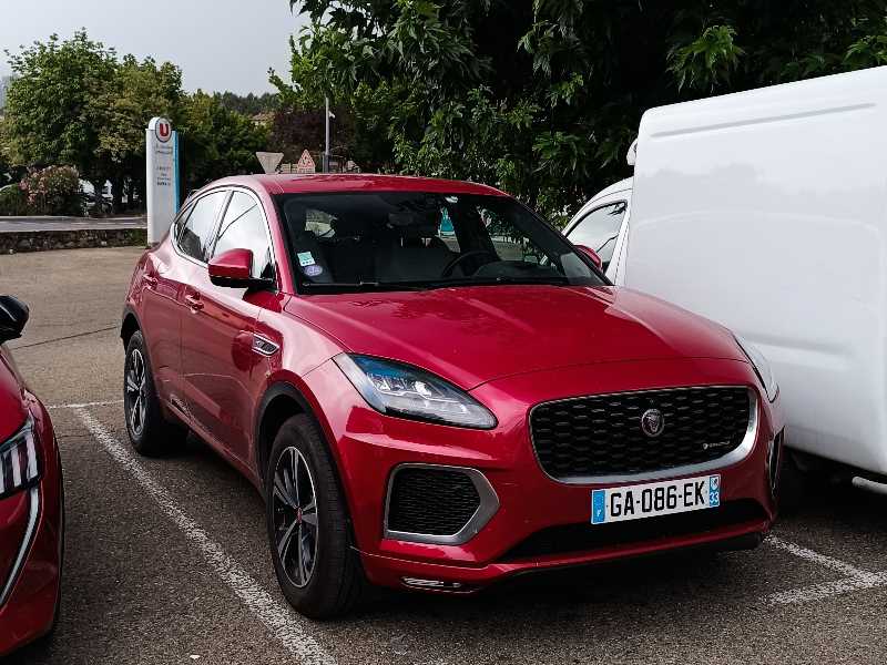 Jaguar E-Pace (2024) spotted in Le Vigan, France