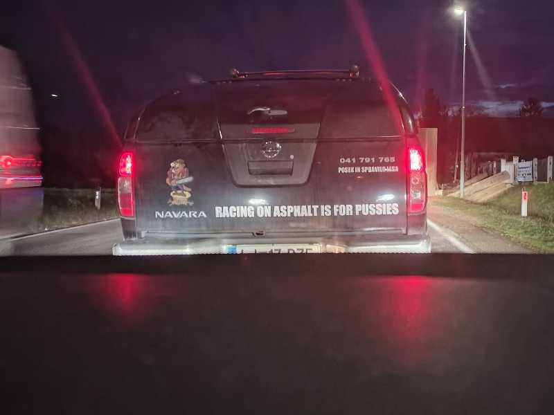 Nissan Navara spotted in Ljubljana