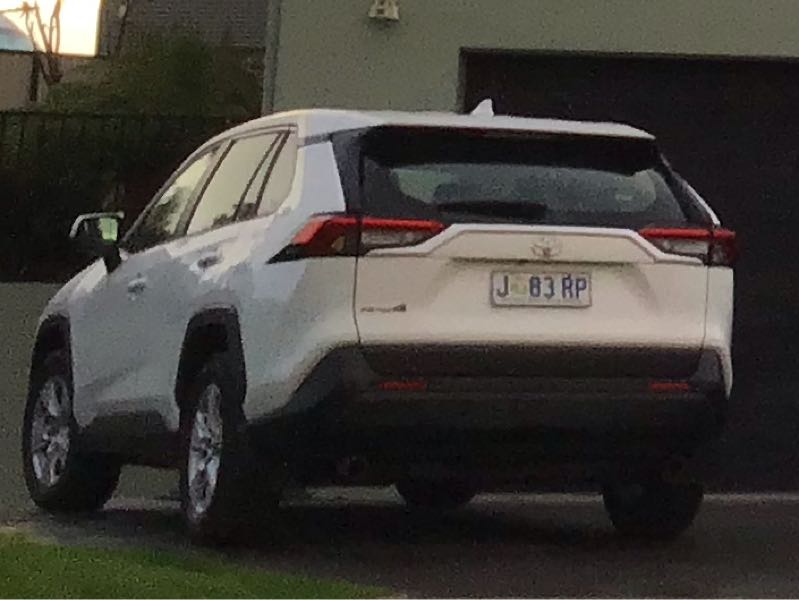 Toyota RAV4 spotted in Hobart