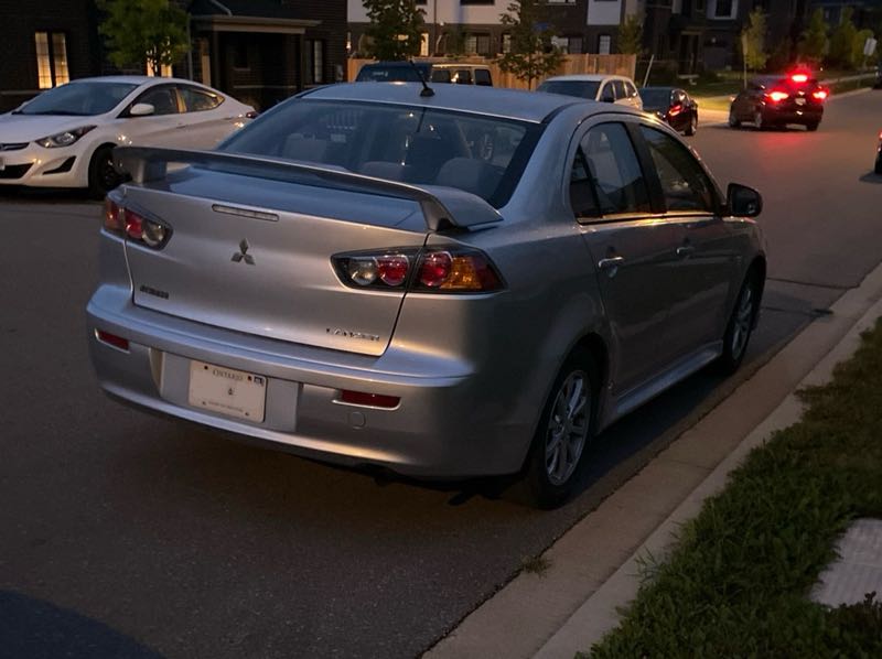 Mitsubishi Lancer (2008) spotted in Kitchener, Canada