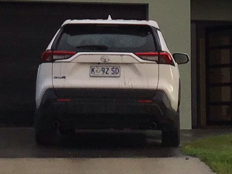 Toyota RAV4 spotted in Hobart