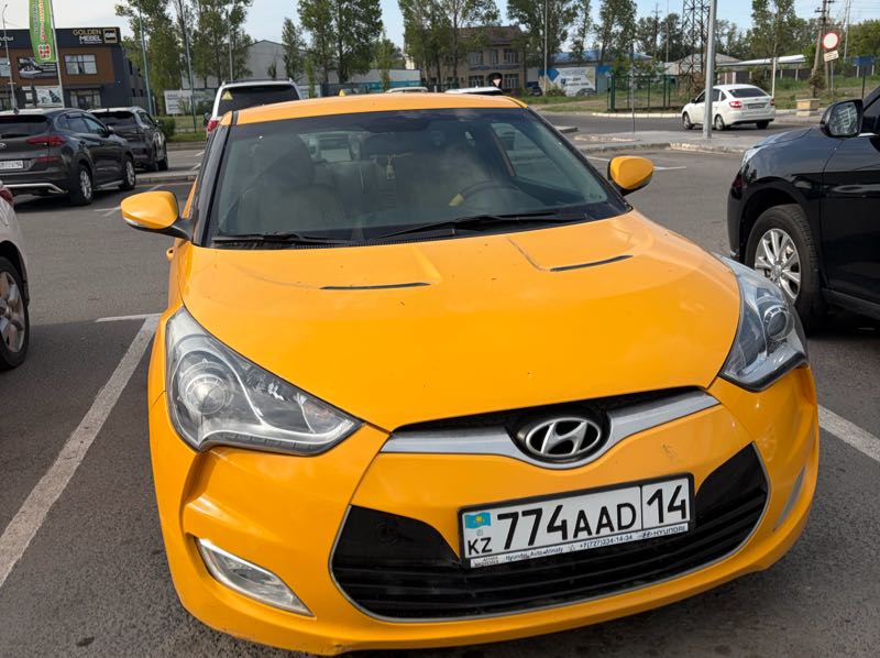 Hyundai Veloster spotted in Pavlodar