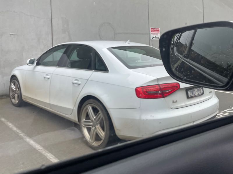 Audi A4 (2013) spotted in Melbourne, Australia