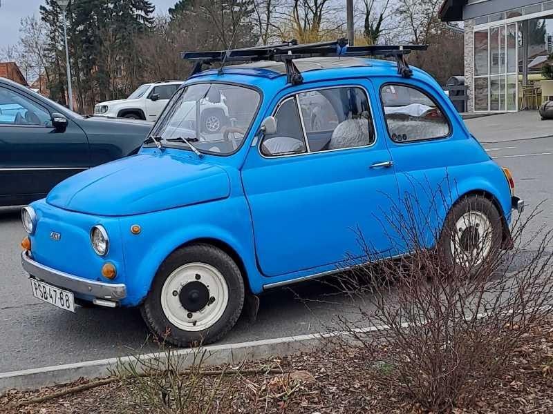 Fiat 500 (1970) spotted in Pilsen, Czechia