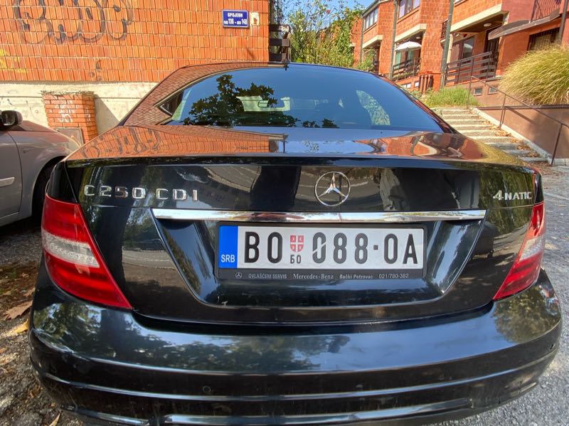 Mercedes-Benz C250 CDI spotted in Bor