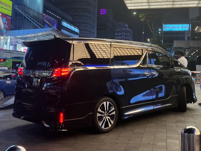 Toyota Alphard spotted in Kuala Lumpur