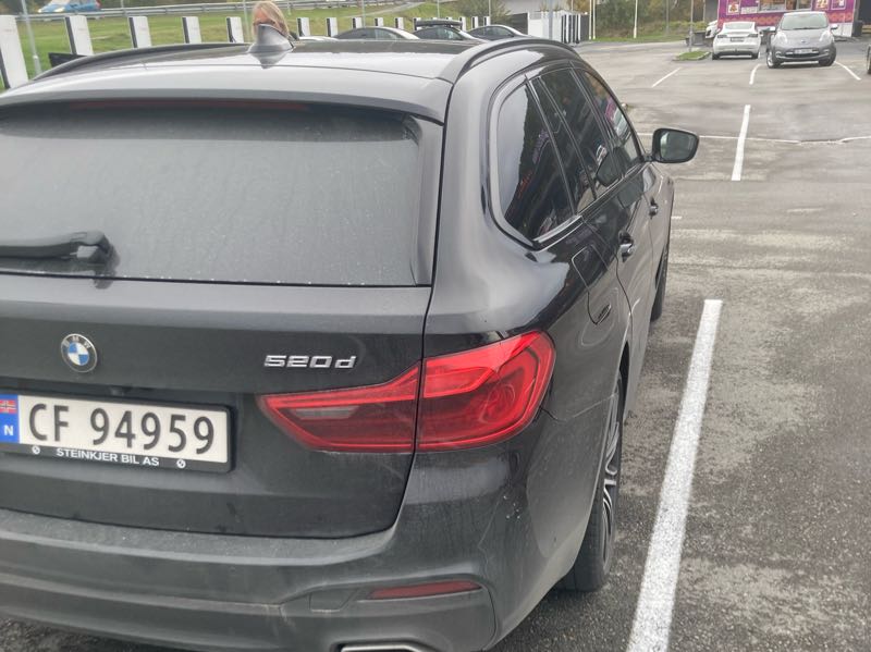 BMW 520d spotted in Trondheim