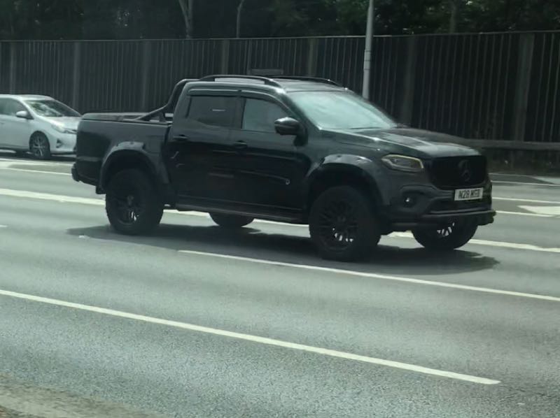 Mercedes-Benz X-Class spotted in Derby
