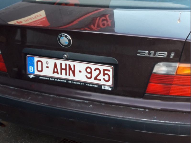 BMW 318i spotted in Genk