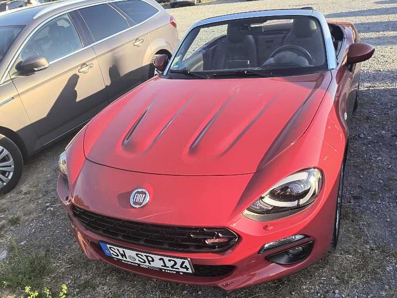 Fiat 124 Spider spotted in Senj