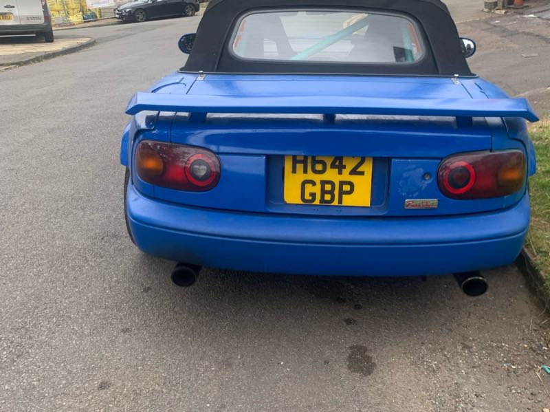 Mazda Miata spotted in Rugby