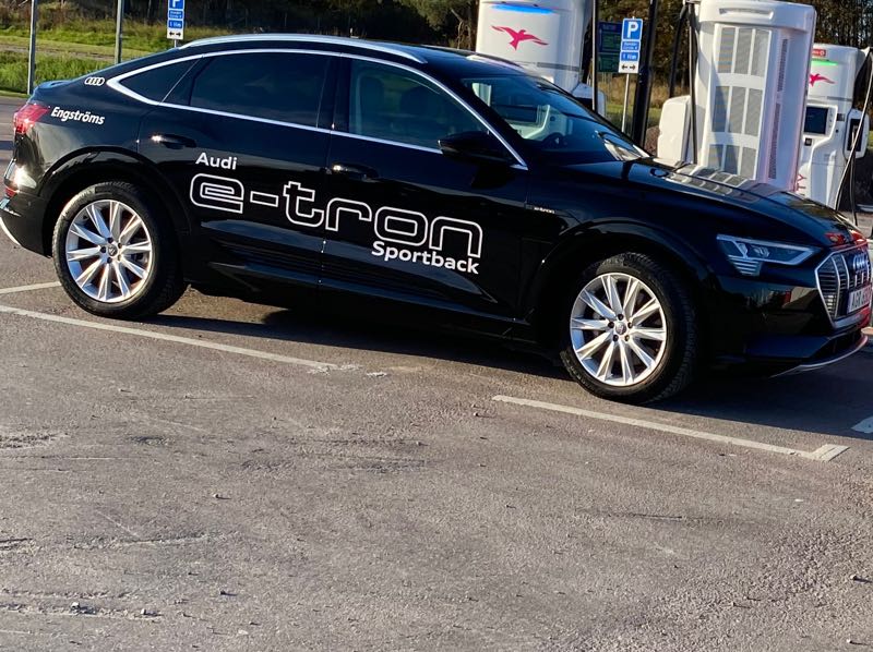 Audi e-tron Sportback spotted in Grythyttan