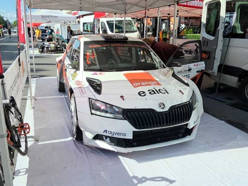 Škoda Fabia R5 spotted in Alba Iulia