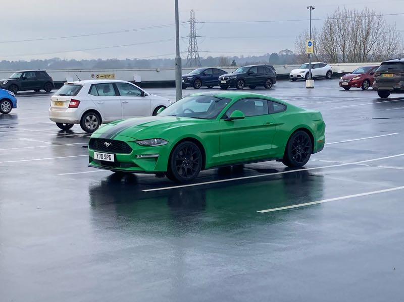 Ford Mustang spotted in Macclesfield