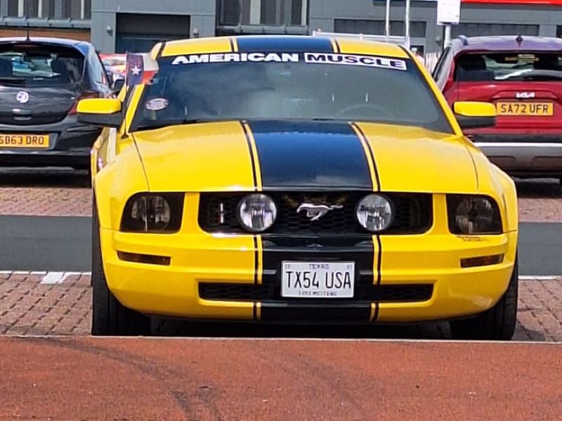 Ford Mustang spotted in Cumbernauld