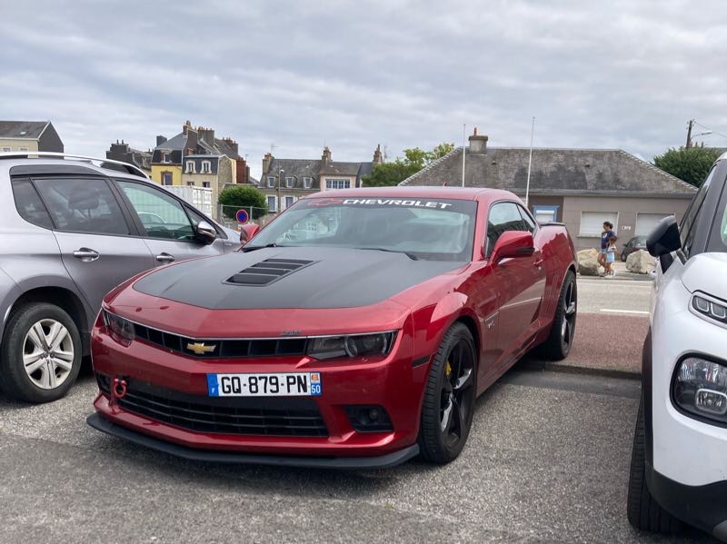 Chevrolet Camaro spotted in Cherbourg