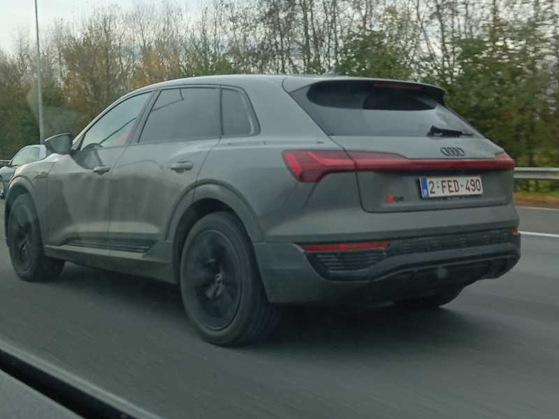 Audi e-tron spotted in Mechelen