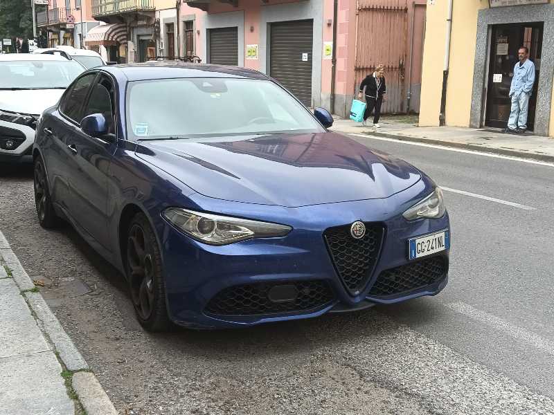 Alfa Romeo Giulia spotted in Pinerolo